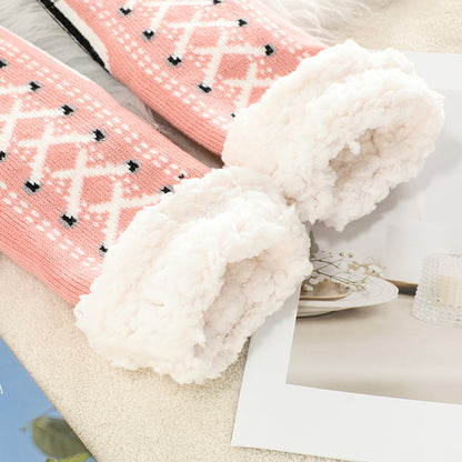 chaussettes thermiques moelleuses pour femmes